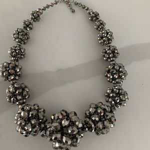 Silver ball necklace